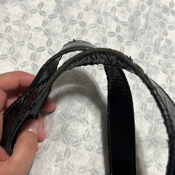 YSL Muse black croc embossed with gold details - Picture 4 of 10